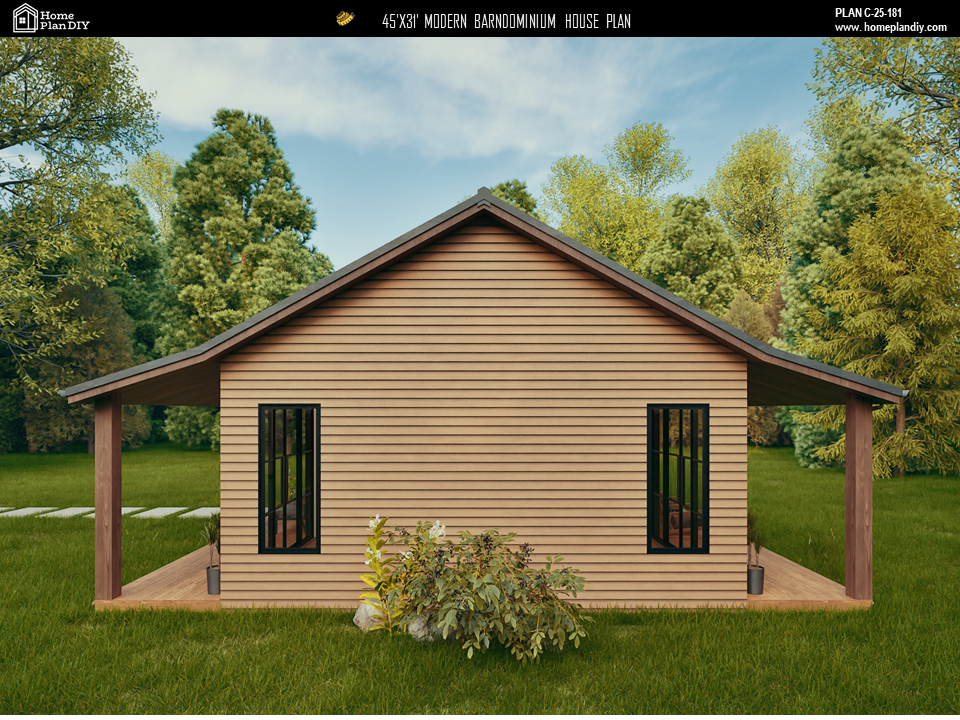 Affordable country house plan with modern features and flexible foundation options