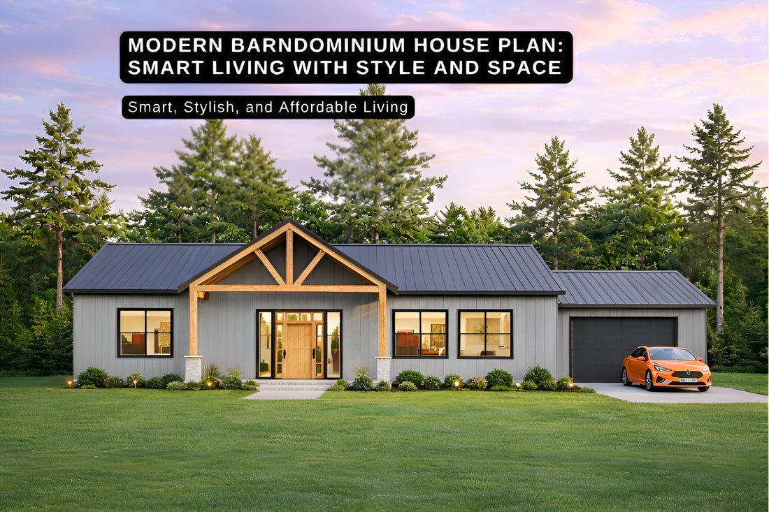 Modern Barndominium House Plan: Smart Living with Style and Space