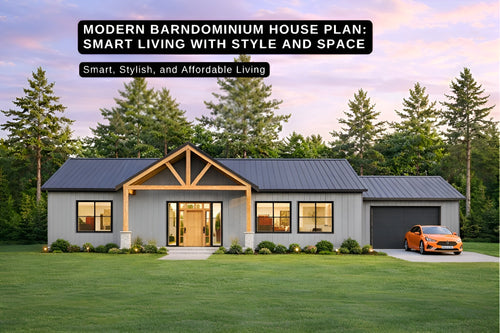 Modern Barndominium House Plan: Smart Living with Style and Space