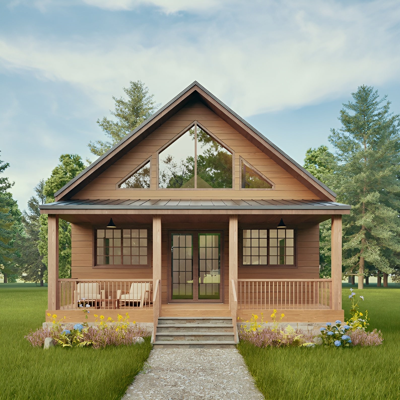 Modern Cabin House Plans | Rustic Retreat Designs - Home Plan DIY