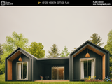 2 bedroom 3 bathroom modern tiny house floor plan
