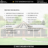 3 bedroom 2 bathroom barndominium floor plan with loft