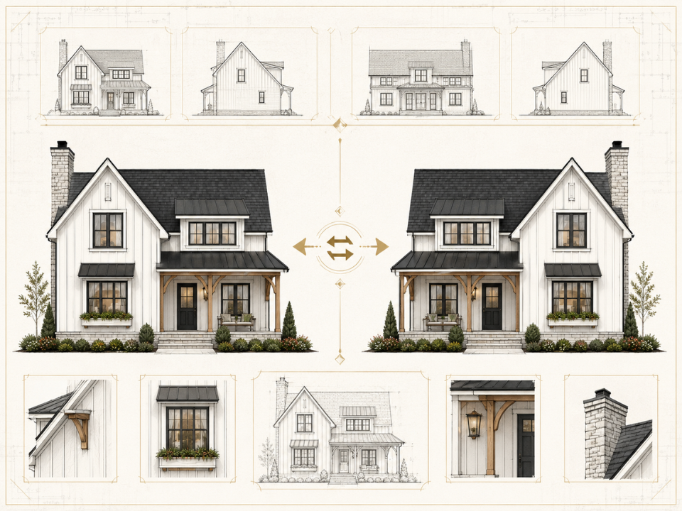 Mirrored (reversed) house plan add-on