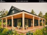 Modern Barndominium House Plan 25106