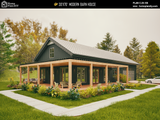 Modern Barndominium House Plan 25106