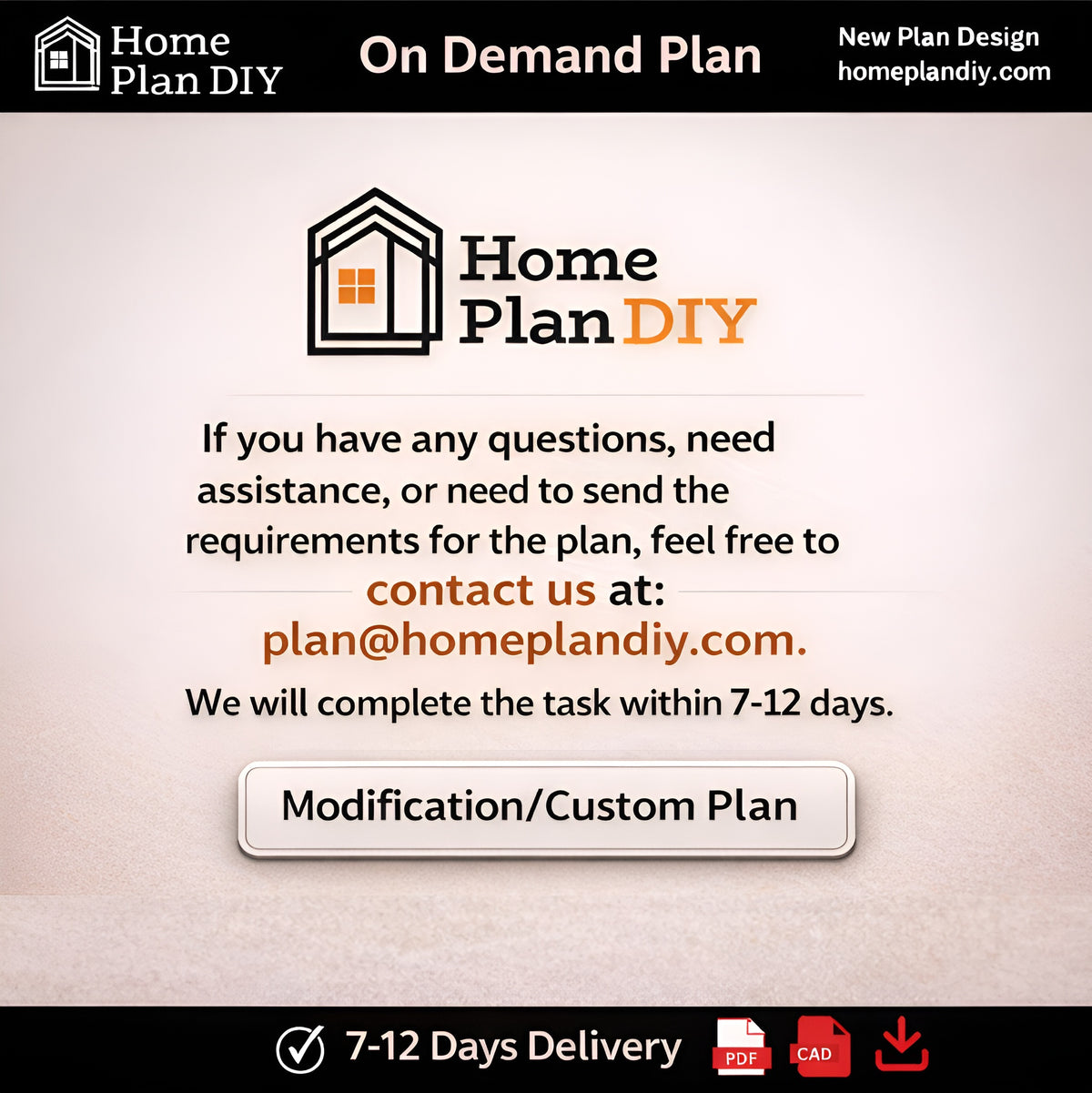Modification / Custom Plan