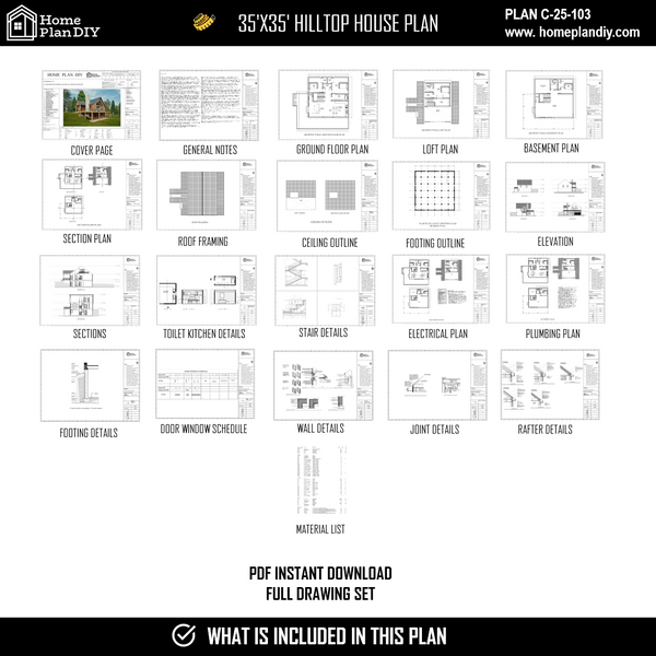 4 bedroom 3 bathroom modern hilltop house plan with basement and loft
