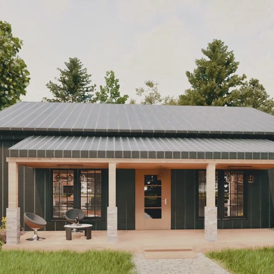 Tiny House Modern House 1000 SQFT Plan 25107