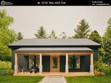 Tiny House Modern House 1000 SQFT Plan 25107