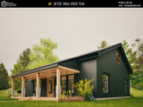 Tiny House Modern House 1000 SQFT Plan 25107